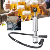 Darrahopens Commercial > Commercial Others > Distilling & Brewing Beer Keg Pump with Black Beer Faucet Stainless Steel Draft Beer Party Pump for American D System Kegs In Australia - Darrahopens