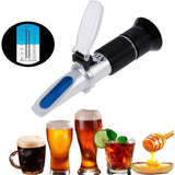 Darrahopens Commercial > Commercial Others > Distilling & Brewing Brix Refractometer, Beer Wort Refractometer, Dual Scale – Specific Gravity 1.000–1.120 And Brix 0–32%, Replaces