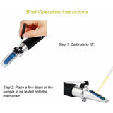 Darrahopens Commercial > Commercial Others > Distilling & Brewing Brix Refractometer, Beer Wort Refractometer, Dual Scale – Specific Gravity 1.000–1.120 And Brix 0–32%, Replaces