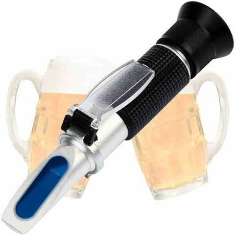 Darrahopens Commercial > Commercial Others > Distilling & Brewing Brix Refractometer, Beer Wort Refractometer, Dual Scale – Specific Gravity 1.000–1.120 And Brix 0–32%, Replaces