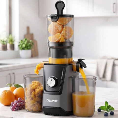 Darrahopens Commercial > Commercial Others > Distilling & Brewing DEVANTI Slow Juicer Cold Press 200W for Fruit Vegetable Juice