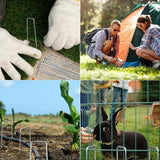 Darrahopens Commercial > Commercial Others > Fencing & Barriers 100pcs U Shape Ground Stakes Gardening Spikes Landscape Anchor Pins