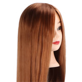 Darrahopens Commercial > Commercial Others > Mannequins Light Brown Hair Braid Styling Mannequin Head for Hairdressing Training with Makeup