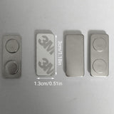 Darrahopens Commercial > Commercial Others > Office Supplies 10x Magnetic Name Badge Tag Fastener Attachment Self Adhesive Strong Magnet NEW