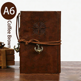 Darrahopens Commercial > Commercial Others > Office Supplies 2-Pack A6 Nautical Vintage PU Leather Student Notebook - Pirate Style Strapped Diary with 150 Pages of Refillable Kraft Paper(Coffee Brown)