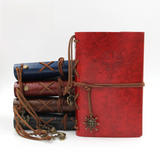 Darrahopens Commercial > Commercial Others > Office Supplies 2-Pack A6 Nautical Vintage PU Leather Student Notebook - Pirate Style Strapped Diary with 150 Pages of Refillable Kraft Paper(Grass Green)