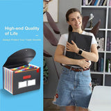 Darrahopens Commercial > Commercial Others > Office Supplies A4 Document Organiser 25 Compartments Multilayer Folder Office File Storage