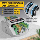 Darrahopens Commercial > Commercial Others > Office Supplies Automatic AUD Money Counter Machine with UV/MG/IR Detection, High-Speed Banknote Counter & Digital Display(29.2x24.6x17.8cm) In Australia - Darrahopens