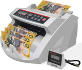 Darrahopens Commercial > Commercial Others > Office Supplies Automatic AUD Money Counter Machine with UV/MG/IR Detection, High-Speed Banknote Counter & Digital Display(29.2x24.6x17.8cm) In Australia - Darrahopens