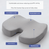 Darrahopens Commercial > Commercial Others > Office Supplies Black Ergonomic U-Shaped Memory Foam Seat Cushion - Coccyx Relief & Posture Support with Breathable Cover