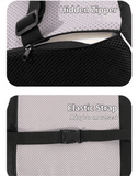 Darrahopens Commercial > Commercial Others > Office Supplies Black Large Ergonomic Memory Foam Lumbar Support Pillow & S Curve High-Back Cusion with Buckle Strap & Breathable Mesh Cover
