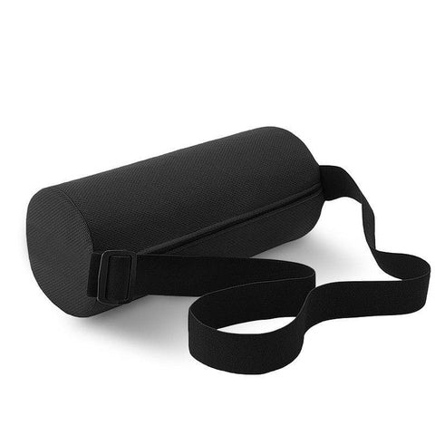 Darrahopens Commercial > Commercial Others > Office Supplies Black Portable McKenzie Method Ergonomic Lumbar Support Roll - Adjustable Memory Foam Cylinder Pillow with Breathable Cover