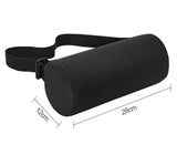 Darrahopens Commercial > Commercial Others > Office Supplies Black Portable McKenzie Method Ergonomic Lumbar Support Roll - Adjustable Memory Foam Cylinder Pillow with Breathable Cover