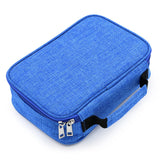 Darrahopens Commercial > Commercial Others > Office Supplies Blue Large Capacity 72-Slot Pencil Case - Multi-functional Oxford Cloth Storage for Students, Artists & Stationery (23x7x16 cm, 228g)