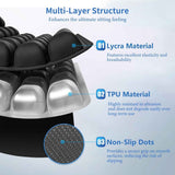 Darrahopens Commercial > Commercial Others > Office Supplies Bohemian Style Portable 3D Aircell Travel Inflatable Seat Cushion with Built-in Pump – 36 Airbags Ergonomic Pressure Relief Pad with Lycra Cover & Non-Slip Base for Office Car Flight Long Sitting