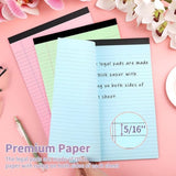 Darrahopens Commercial > Commercial Others > Office Supplies Coloured notepads, set of 3 writing pads 29.5 x 21.4 cm, with micro-perforation and sturdy back, broad lines, 50 sheets per pad, ideal for school, university, office and professional use (blue/pink/green)