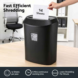 DEVANTI 25L Paper Shredder 14 Sheet P4 Cross Cut for Home Office In Australia - Darrahopens