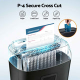 DEVANTI 25L Paper Shredder 14 Sheet P4 Cross Cut for Home Office In Australia - Darrahopens