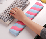 Darrahopens Commercial > Commercial Others > Office Supplies Green 2PCS Ergonomic Wavy Keyboard Wrist Rest - Comfortable Typing Support Cushion