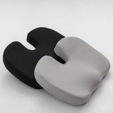 Darrahopens Commercial > Commercial Others > Office Supplies Grey Ergonomic U-Shaped Memory Foam Seat Cushion - Coccyx Relief & Posture Support with Breathable Cover
