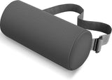 Darrahopens Commercial > Commercial Others > Office Supplies Grey Portable McKenzie Method Ergonomic Lumbar Support Roll - Adjustable Memory Foam Cylinder Pillow with Breathable Cover