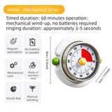 Darrahopens Commercial > Commercial Others > Office Supplies Macaron Pastel Dual-Tip Highlighter & Magnetic Mechanical Timer(White) Set - Visual Time Management for Study, Cooking & Productivity
