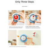 Darrahopens Commercial > Commercial Others > Office Supplies Macaron Pastel Dual-Tip Highlighter & Magnetic Mechanical Timer(Yellow) Set - Visual Time Management for Study, Cooking & Productivity
