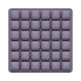 Darrahopens Commercial > Commercial Others > Office Supplies Purple Portable 3D Aircell Travel Inflatable Seat Cushion with Built-in Pump – 36 Airbags Ergonomic Pressure Relief Pad with Lycra Cover & Non-Slip Base for Office Car Flight Long Sitting