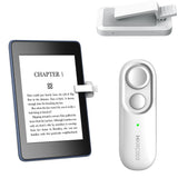 Darrahopens Commercial > Commercial Others > Office Supplies Rechargeable E-Reader Page Turner Remote with Clip - 2-in-1 Bluetooth Clicker for Kindle, Kobo, Oasis,Reusable Page Flipper for eBook Reading & Photography
