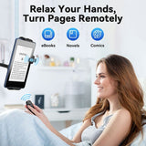 Darrahopens Commercial > Commercial Others > Office Supplies Rechargeable E-Reader Page Turner Remote with Clip - 2-in-1 Bluetooth Clicker for Kindle, Kobo, Oasis,Reusable Page Flipper for eBook Reading & Photography