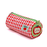 Darrahopens Commercial > Commercial Others > Office Supplies Red Vibrant Color Block Pencil Case - Large Capacity Stationery Organizer for School & Office
