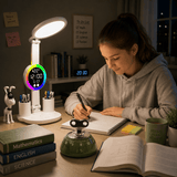 Darrahopens Commercial > Commercial Others > Office Supplies Study Smarter Bundle LED Reading Lamp with Smart Display Pen Holders & Green Magnetic Countdown Timer
