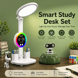 Darrahopens Commercial > Commercial Others > Office Supplies Study Smarter Bundle LED Reading Lamp with Smart Display Pen Holders & Green Magnetic Countdown Timer