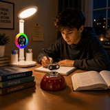 Darrahopens Commercial > Commercial Others > Office Supplies Study Smarter Bundle LED Reading Lamp with Smart Display Pen Holders & Red Magnetic Countdown Timer