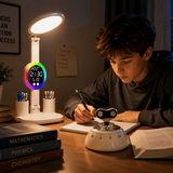 Darrahopens Commercial > Commercial Others > Office Supplies Study Smarter Bundle LED Reading Lamp with Smart Display Pen Holders & White Magnetic Countdown Timer