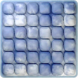 Darrahopens Commercial > Commercial Others > Office Supplies Tie-dye Blue and White Portable 3D Aircell Travel Inflatable Seat Cushion with Built-in Pump – 36 Airbags Ergonomic Pressure Relief Pad with Lycra Cover & Non-Slip Base for Office Car Flight Long Sitting