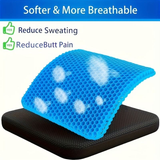 Darrahopens Commercial > Commercial Others > Office Supplies Ultra-large gel honeycomb cushion - Thick, soft, breathable, slip-resistant cooling pad, suitable for wheelchairs, offices - reduces sweating and pressure pain, all-season, lightweight, adjustable, comfortable all year round | breathable