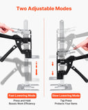 Darrahopens Commercial > Commercial Others > Pharmaceutical Supplies VEVOR Labor Saving Arm Jack, 2 PCS 200 kg Bearing Capacity, Lifting up to 165 mm, Metal Hand Lifting Jack Tool with Magnetic Level, 2 Adjustment Modes, for Door, Window, Furniture, Woodworking, Black