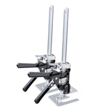 Darrahopens Commercial > Commercial Others > Pharmaceutical Supplies VEVOR Labor Saving Arm Jack, 2 PCS 200 kg Bearing Capacity, Lifting up to 235 mm, Metal Hand Lifting Jack Tool with Magnetic Level, 2 Adjustment Modes, for Door, Window, Furniture, Woodworking, Black