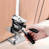 Darrahopens Commercial > Commercial Others > Pharmaceutical Supplies VEVOR Labor Saving Arm Jack, 2 PCS 200 kg Bearing Capacity, Lifting up to 235 mm, Metal Hand Lifting Jack Tool with Magnetic Level, 2 Adjustment Modes, for Door, Window, Furniture, Woodworking, Black