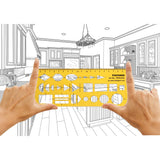 Darrahopens Commercial > Commercial Others > Retail Geometric Drafting Combination Geometry Drawing Stencil