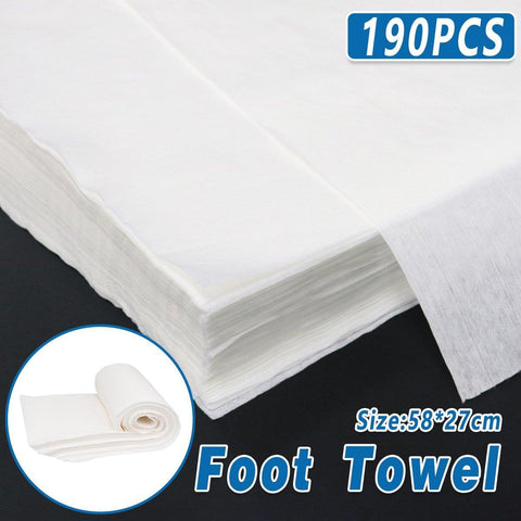 Darrahopens Commercial > Commercial Others > Tattoo Suppliers 190pcs Disposable Foot Towels for Spa Massage Foot Wash Hotel Foot Rub Towels