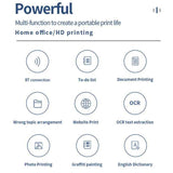 Darrahopens Commercial > Commercial Others > Tattoo Suppliers X9 A4 Inkless Thermal Printer USB + Bluetooth Portable Printer Gray In Australia - Darrahopens