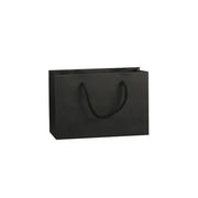 Darrahopens Commercial > Packaging > Packaging Tape 150Pcs Bulk Black Paper Bags Gift Shopping Carry Craft Bag With Cutton Handles - 17*24*10cm In Australia - Darrahopens