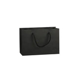 Darrahopens Commercial > Packaging > Packaging Tape 150Pcs Bulk Black Paper Bags Gift Shopping Carry Craft Bag With Cutton Handles - 17*24*10cm In Australia - Darrahopens