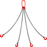 Darrahopens Commercial > Packaging > Packaging Tape VEVOR 4 Legs Lifting Hook Chain Sling 2Mx8MM, 4T Lifting Chain Sling Legs Steel Factories Steel Powder Coating Lifting Chain High Temperature Resistance