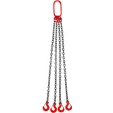 Darrahopens Commercial > Packaging > Packaging Tape VEVOR 4 Legs Lifting Hook Chain Sling 2Mx8MM, 4T Lifting Chain Sling Legs Steel Factories Steel Powder Coating Lifting Chain High Temperature Resistance