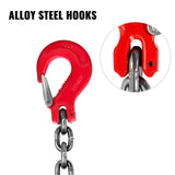 Darrahopens Commercial > Packaging > Packaging Tape VEVOR 4 Legs Lifting Hook Chain Sling 2Mx8MM, 4T Lifting Chain Sling Legs Steel Factories Steel Powder Coating Lifting Chain High Temperature Resistance