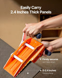 Darrahopens Commercial > Packaging > Packaging Tape VEVOR Double Handed Stone Carrying Clamps, 299 kg Load Capacity, 2 Pack Granite Panel Carriers Lifting Tools with Rubber-lined (0-60 mm), Heavy Duty lifting Clamps for Plywood, Glass, Granite