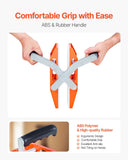 Darrahopens Commercial > Packaging > Packaging Tape VEVOR Double Handed Stone Carrying Clamps, 299 kg Load Capacity, 2 Pack Granite Panel Carriers Lifting Tools with Rubber-lined (0-60 mm), Heavy Duty lifting Clamps for Plywood, Glass, Granite
